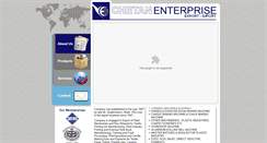 Desktop Screenshot of chetanenterprise.com